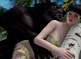 Animated Hentai [UNCENSORED] Werewolf Coarse Possession Porn
