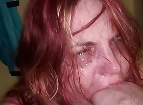 Degraded, slapped, gagged kinky bdsm whore