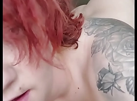 ABitofBianca pale curvy downcast tattooed redhead booty twerk