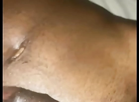 Oiled nearby black man with fat oily Big Black cock.