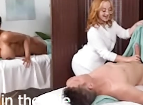 Married Couple Mobs the Horny Masseuse -  porn movie link-hub.net/569617/married-couple