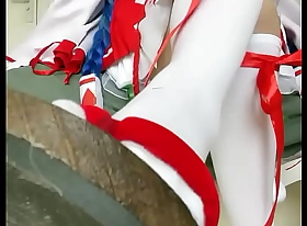 【清清】巫女服白袜木屐红绿灯